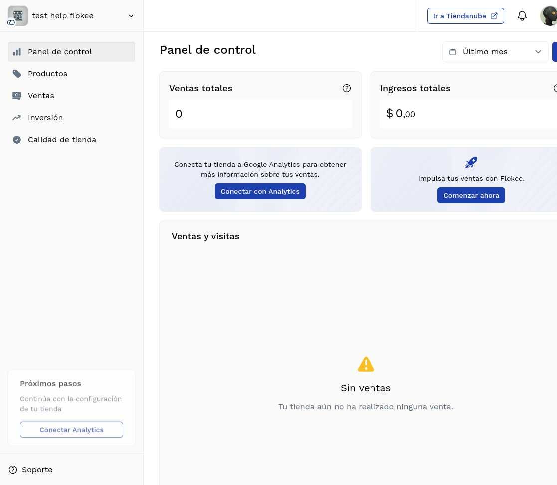 Panel de control